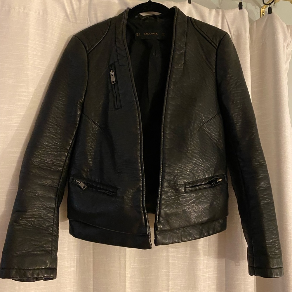 Zara Vegan Leather Jacket